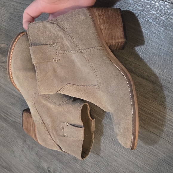 Dolce Vita • Tan Suede Ankle Boots - Picture 2 of 12